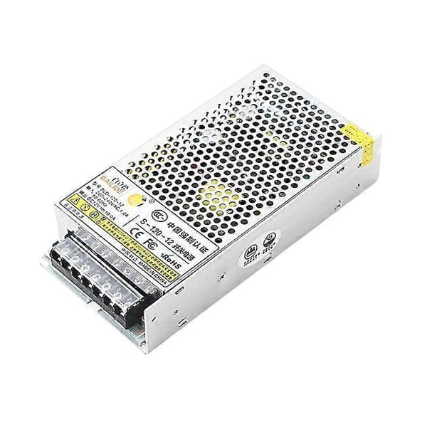 LED Strømforsyning Transformer 12V 10A Universal Reguleret Switching Adapter