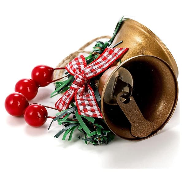15 stk. Julebjellepynt, Hengepynt til Jingle Bell, Bjelleanheng til Jul