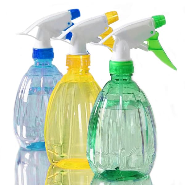 Pieces 500ML Sprayflaske Tomme Påfyllbare Flasker (Gul-Grønn-Blå)