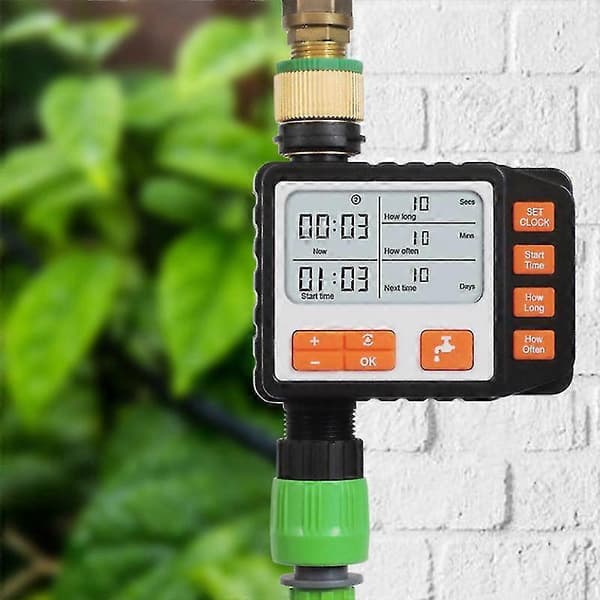 Automatisk vandingsur, programmerbar digital slangehane-timer Smart sprinkler-vandingssystemcontroller