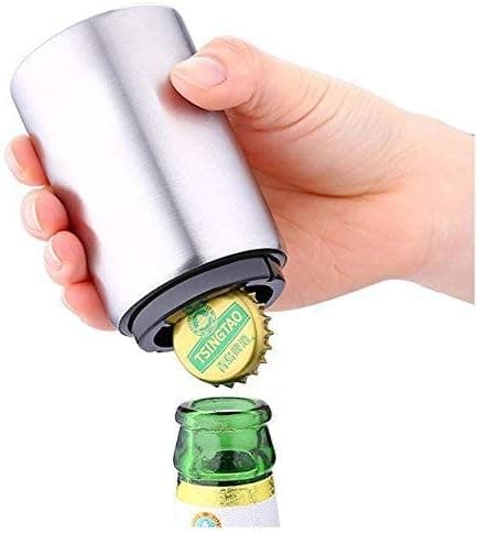 Olutpullonavaaja magneetilla, ruostumaton teräs