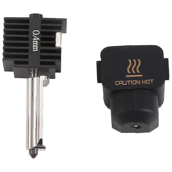 För 0.4MM A1 Mini Munstycksmontering Hotend Kit Härdat Stål för A1 3D-skrivare