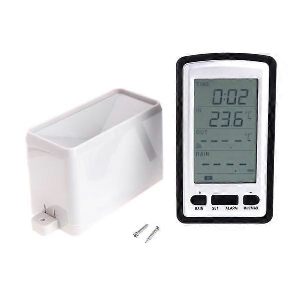 Rain Weather Station Gauge Temperature Gauge Digital Wireless Rain Gauge