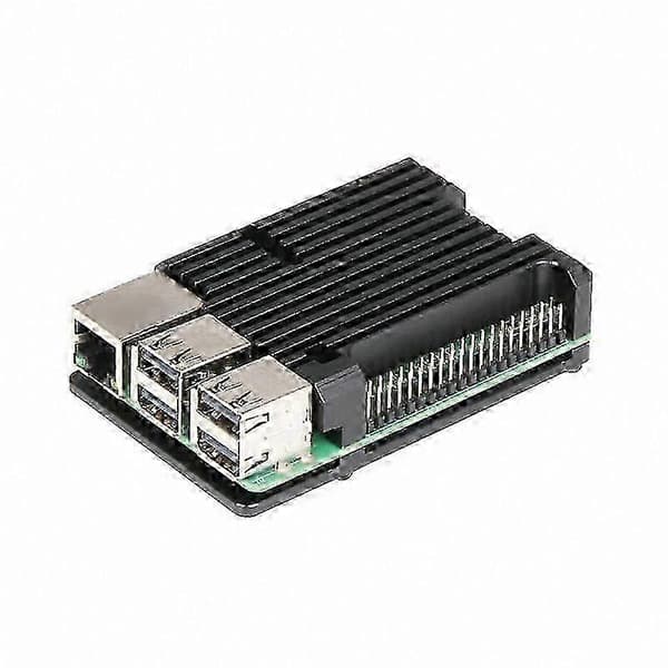 Aluminiumlegeringshölje för Raspberry Pi 4 B+ med värmeavledande egenskaper
