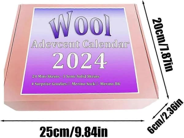 Ull Julekalender 2024, Garn Hekle Julekalender, 2024 Hekle Julekalender