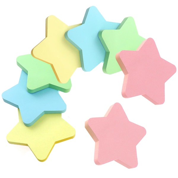 Klistrelapper, selvklebende lapper, fargerike superklistrelapper, lyse post-it-lapper, post-memo for kontor, hjem, skole, møte