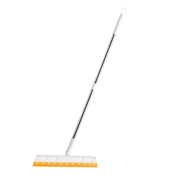 Badrumsgolv squeegee mjuk silikon golvsop multifunktionell glasfönster torkare yellow