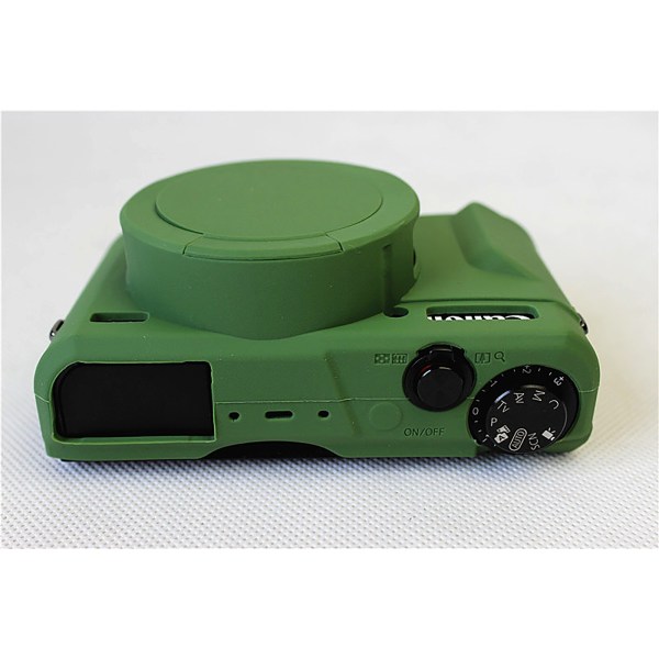 Silikon avtagbart cover för Canon G7x Mark ii Green