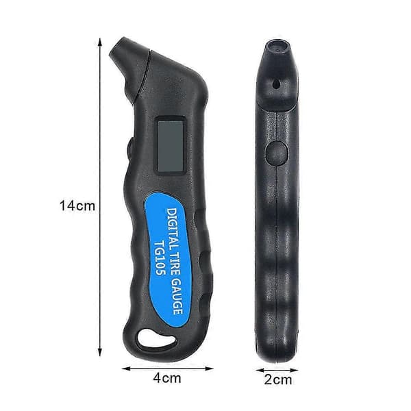 Tg105 Digital Dekktrykkmåler LCD-skjerm Manometer Barometer Tester For Bil Lastebil