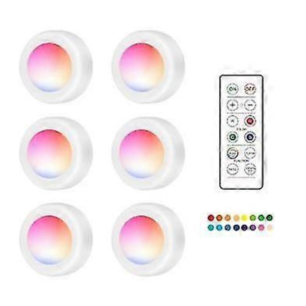 6 kpl Trdls LED-kohdevalaisimia kaukositmell..