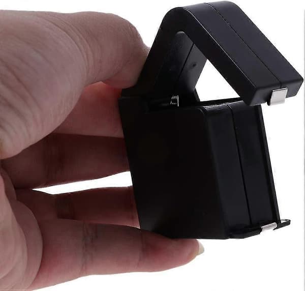 1 st Digital Batteritestare För Aa, Aaa, C, D, 9v, Knappbatterier, Knappkapacitetstestare, Svart