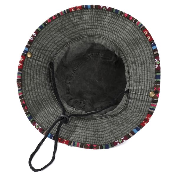 Herrar Sommar Solhattar Strand Boonie Hat Fishsing Hat mörkgrå