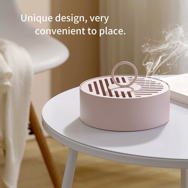 Myggspiralhållare Nordisk Retro Järn Insektsmyggspiralhållare Hängande Myggspiralställ För Hem Utomhus Terrass Sovrum rosa