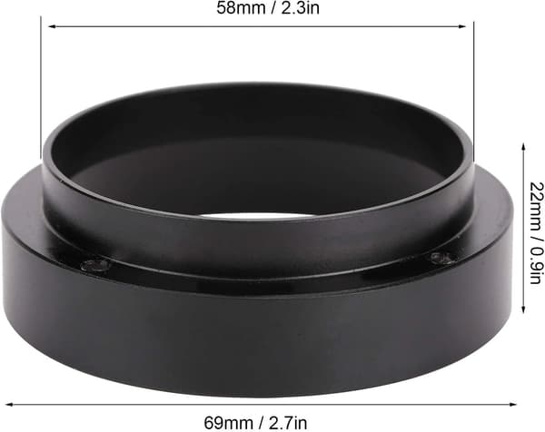 58mm Kaffe Doseringsring Tratt, för Kaffe Maskin Tillbehör