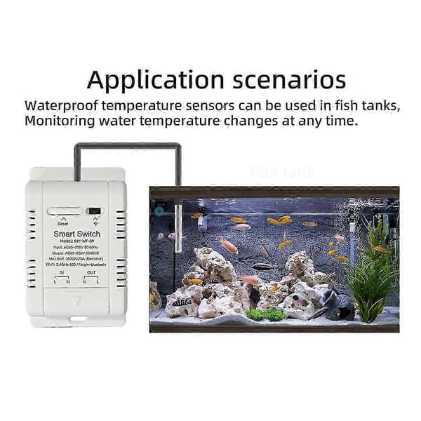 Smart Temperaturbryter 20A med Temperatursensor