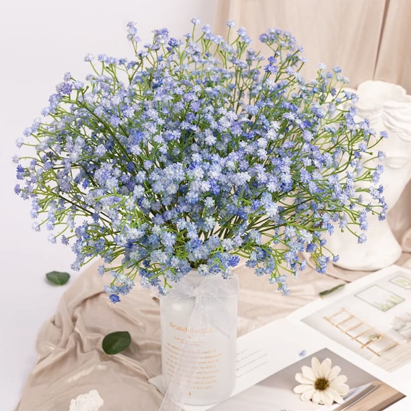 10 stk. Gypsophila kunstige blomster til hjemmedekor