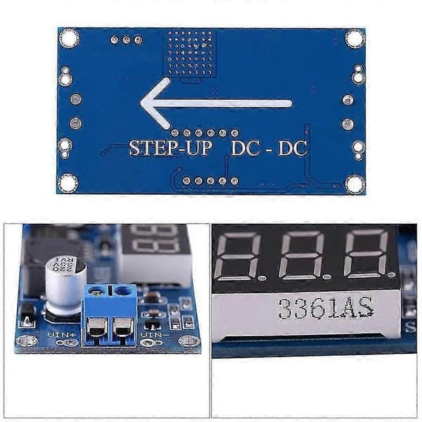 DC Buck Converter LM2596 DC DC Strömmodul LED-Display Strömförsörjning Justerbar
