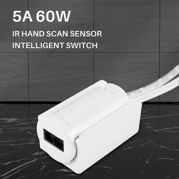 5A 60W IR Hand Svep Sensor Smart Switch DC 12V/24V InterrUpteUr Anslutning Handvågs Ljus Rörelsesensor för LED-strips