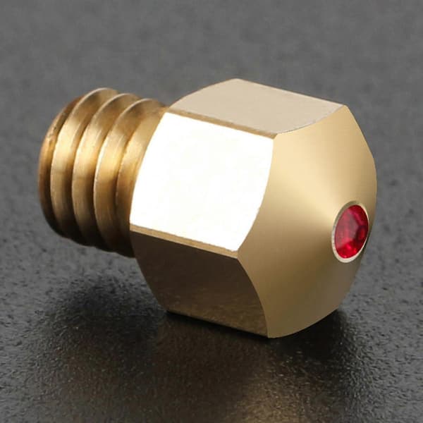 3D-printer 0,4 mm dyse rubin 1,75 mm printdyser til PETG ABS PET Peek
