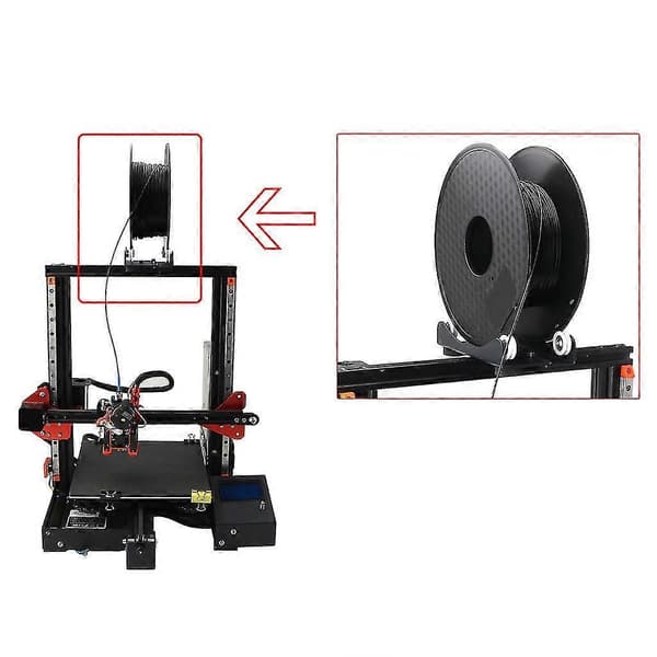 3D Printer Tilbehør Metal Filamentholder Materialeholder Filament Spoleholder