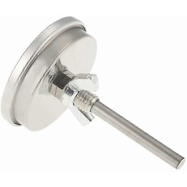 Bi-metal BBQ-termometer i rustfrit stål - gave