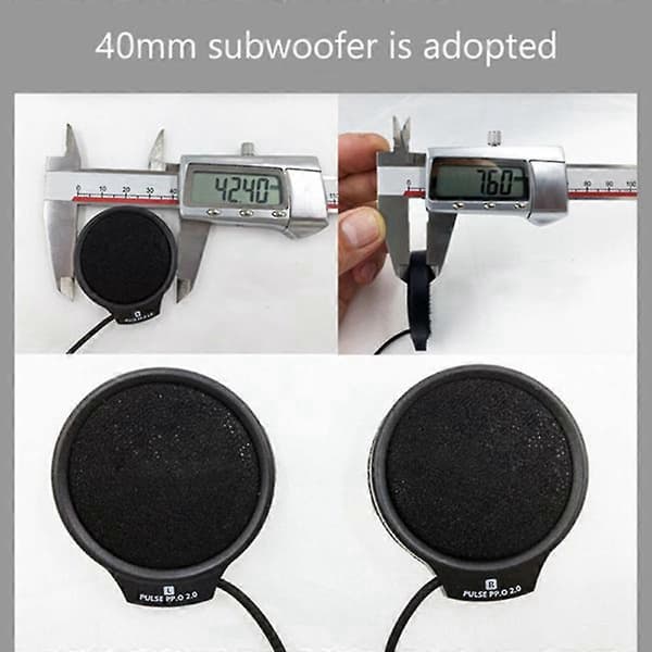 2 Set Motorcykel 5.0 Bluetooth Hjälm Intercom Universal Pairing Hörlur Headset Med Cnc Brusreducering Bt22