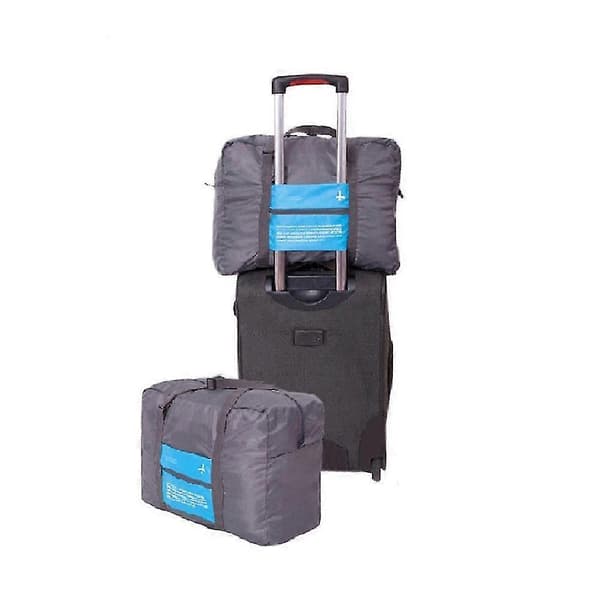 Vattentät Resväska för Kostym för Män, Nylon Stor Kapacitet Damväska Vikbara Resväskor Handbagage Packningskuber Organizer Set Qyroadwolf