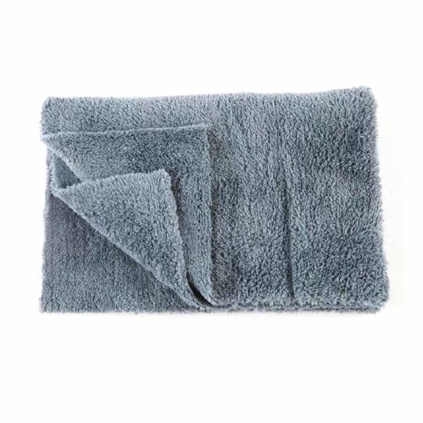 Edgeless Microfiber Towel Car Drying Wash Buffing 6 Pack 16"x16" Ultra Plush Detailing Cloth Towel (Grey)