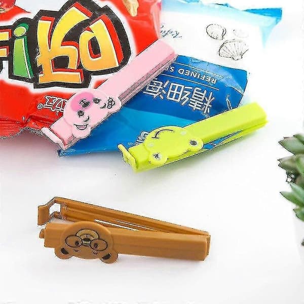4 stk./sett Poseklyper Snacks Mat Tilbehør Snacks Forseglingsklype Gjenbrukbare Kjøkkenredskaper|Poseklyper