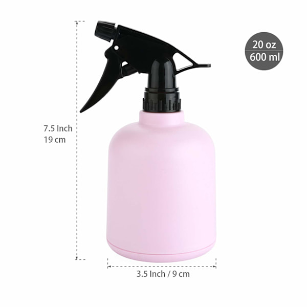 Plastik planteforstøver, med top pumpe trigger, pink