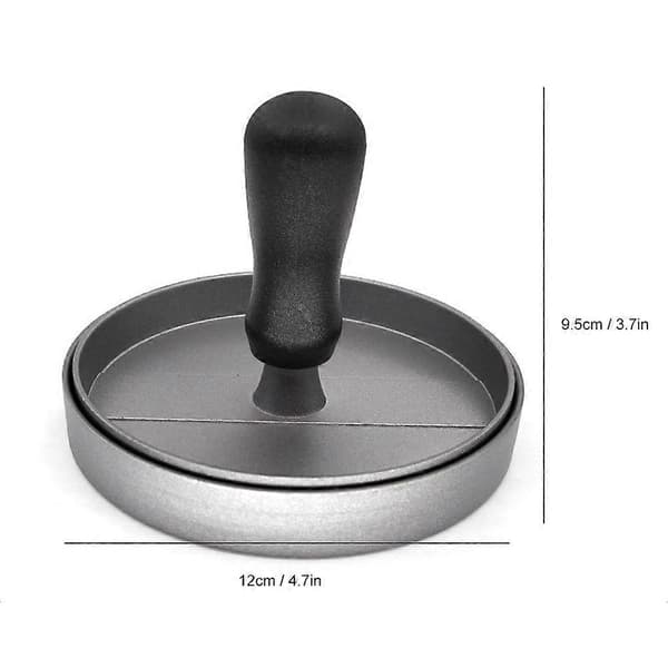 Hamburgerpress av aluminiumlegering, non-stick, form för köksredskap