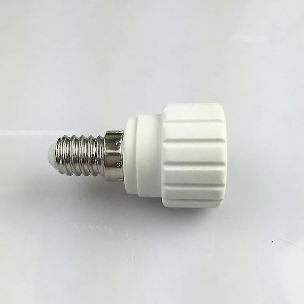4-pak Keramisk Sokkeladapter E14 til Gu10 Base til LED-pærer, Halogenlamper, CFL