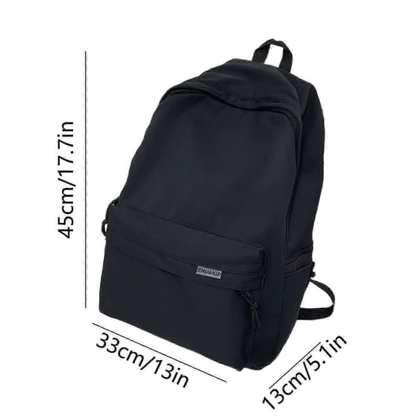 Ryggsäck Utomhusryggsäck Ryggsäck Stor Kapacitet Ryggsäck Studentryggsäck black