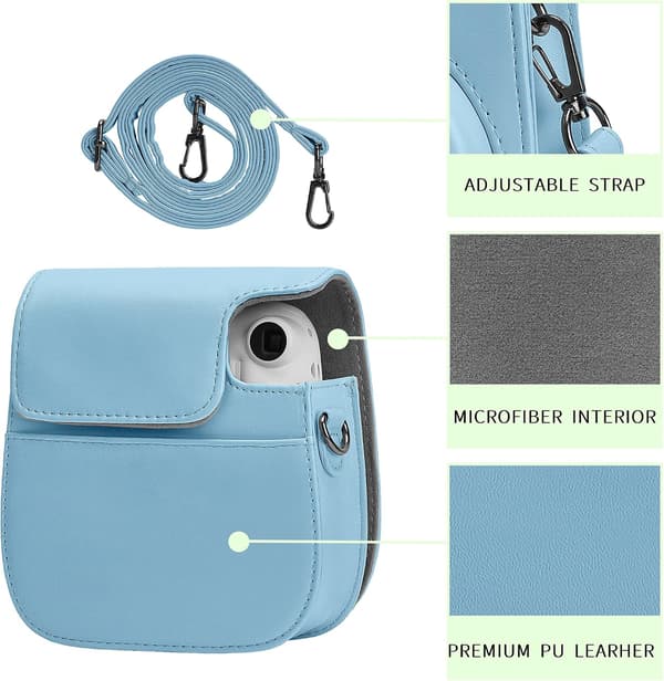 Kameraveske Kompatibel med Instax Mini 11, Blå