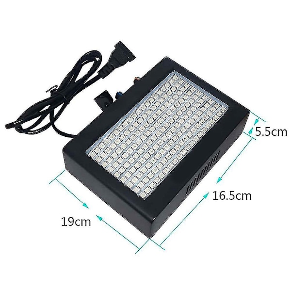 180 Strobe Blixtlampa Bärbar 35w Rgb Fjärrkontroll Ljudstyrning Strobehastighet Justerbar För Scen Disk -(ws)