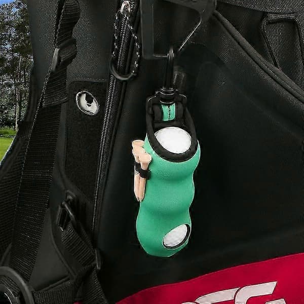 Golf Tee Holder Golfball Bæreveske Pung Golfballholder Nøkkelring Belteklips Golf Gave Tilbehør