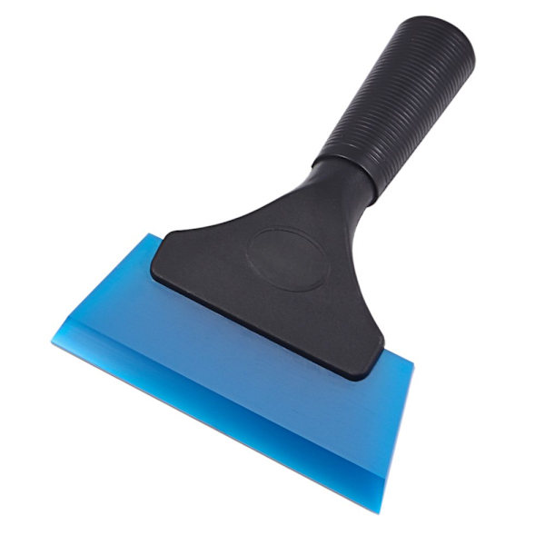 Gummiskrape, liten, blå, 12,7 cm
