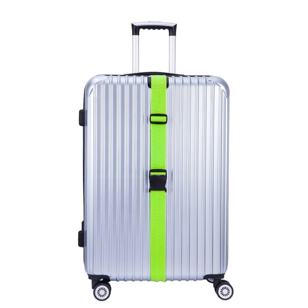 Bagasjestropper for kofferter Stropp Koffertbelter, 4-pakning, grønn