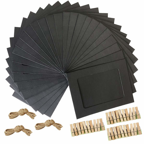 Bilde Ramme 4x6 Tommer Kraftpapir Bilde Rammer 30 STK DIY