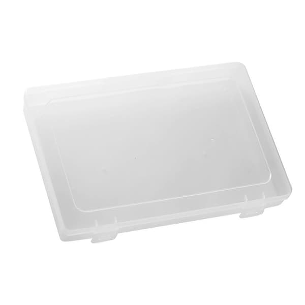 Bärbar Stor Kapacitet Transparent Nageldisplaybox Dammtät Tom Förpackning