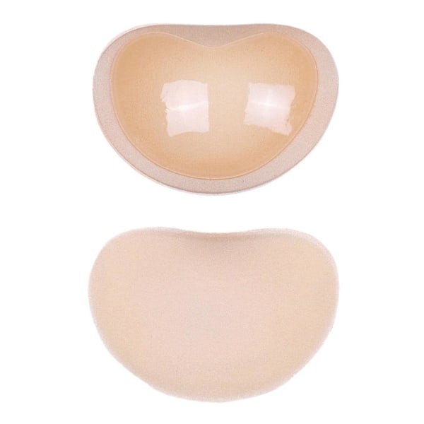 3 par silikone gel bh brystforstærkere push up puder kylling bikini fileter indsatser to sorte en hud