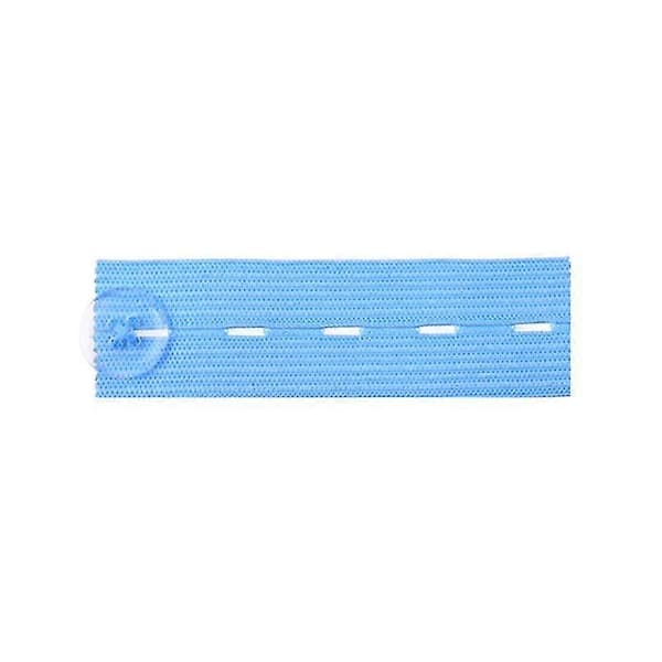2 st Midjeförlängare Bälte Culottes Jeans Elastisk Knappförlängare, Vit Och Blå, Bredd 2,5 cm, Längd Cirka 8,2 cm