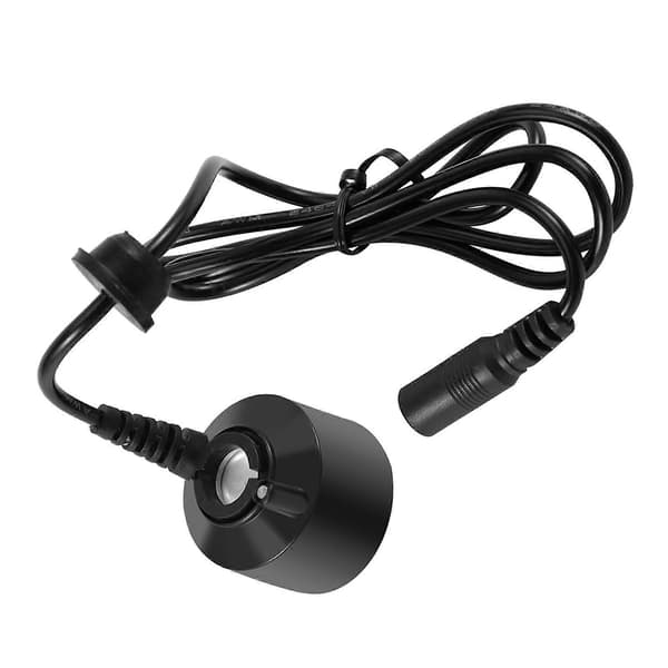 Svart Mini Mist Maker för att Skapa Atmosfär i Vattenfontän, Damm och Akvarium