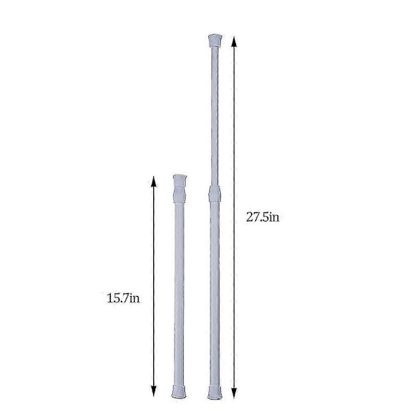 5 stk. Udtrækkelig Solid Multifunktionel 40-70 cm Gardinstang