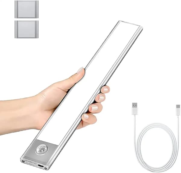 LED-skåpsbelysning, skåpsrörelsesensorlampor（6000k，20cm）