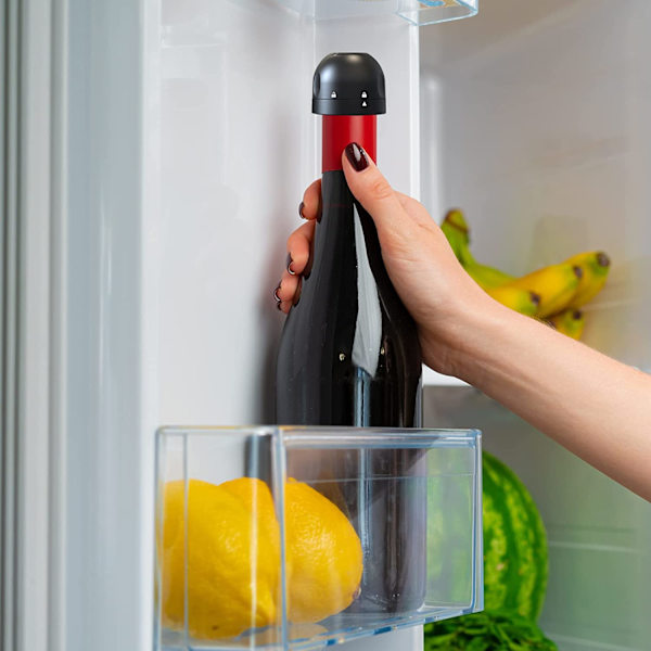 Champagne-propp med vridlås, 6-pack, återanvändbar