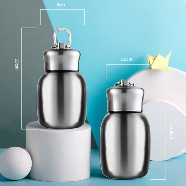 Thermoses Flask Water Bottle Vacuum Insulated Stainless Leak-Proof Drink Flask Mini keep Hot and Cold for Home Outdoors Travel