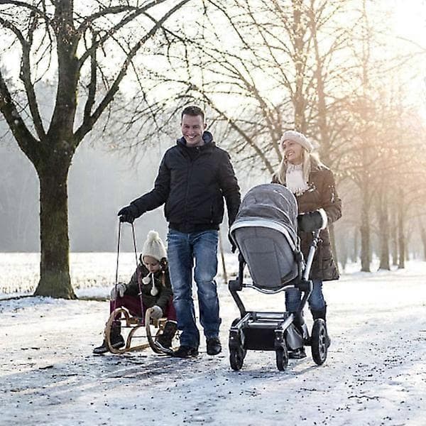 1 Par Barnevognshandsker Varme Handsker til Barnevognshåndvarmer Sort