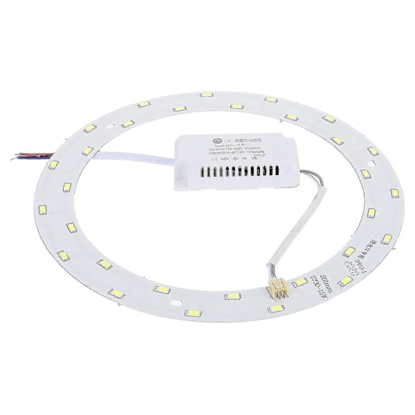 15W 220V-240V SMD 5730 30-LED Magnetisk Sirkulær LED Panel Bar Lampe LED Taklampe (Rent Hvit Lys)