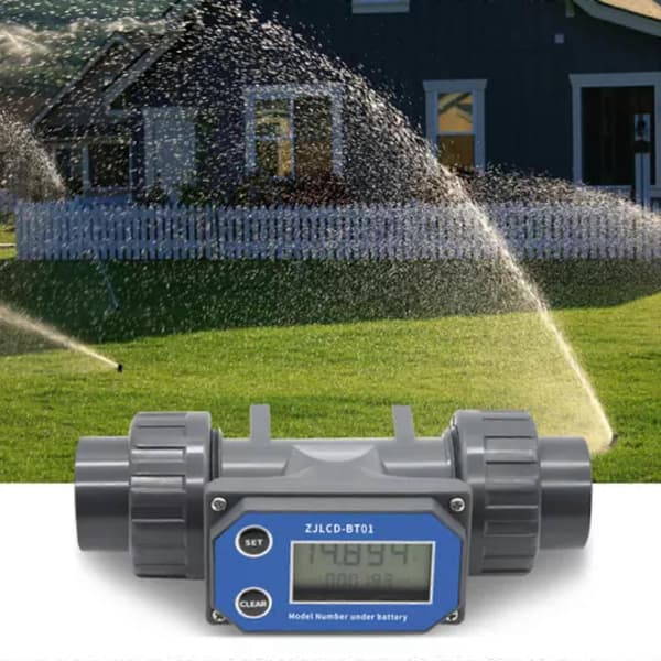1\"/1.2\"/1.5\"/2\"/2.5\"/3\" Elektronisk LCD Turbin Flow Meter Digital Flowmeter GaukE